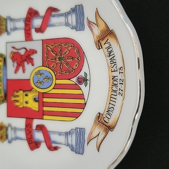 Spanish Coat Of Arms Trinket / Jewelry Dish / Tea Bag Holder ** Bonus** - Picture 3 of 6